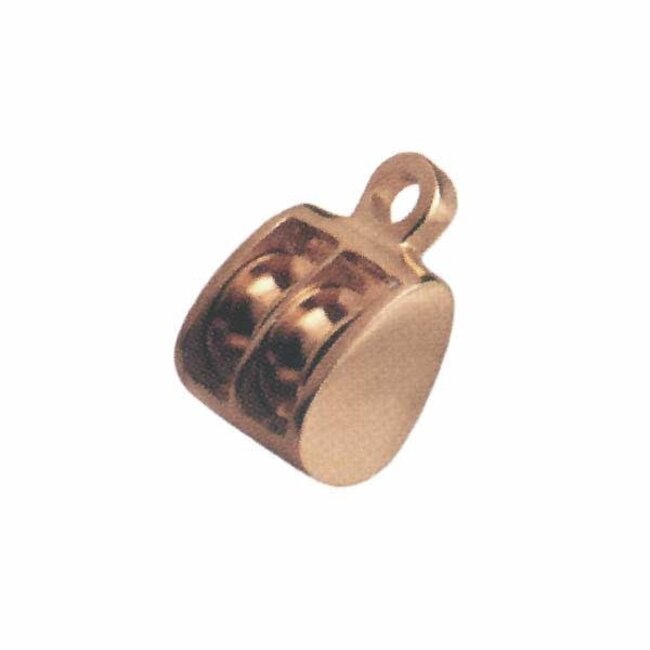 Victory Double Block Polished Brass WL 500lbs