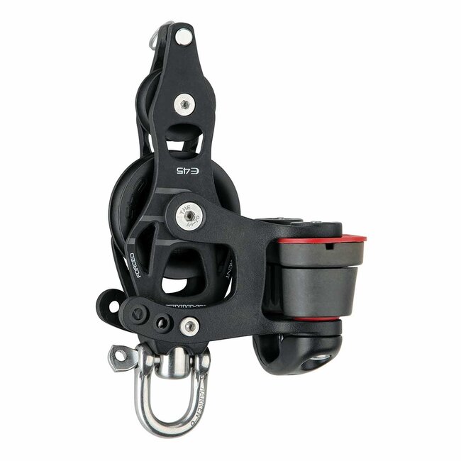 Harken 45mm Element Fiddle with Becket and Cleat