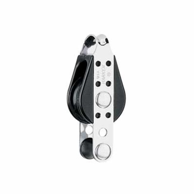 Harken Wire Bullet Single Block with Becket Fixed Head
