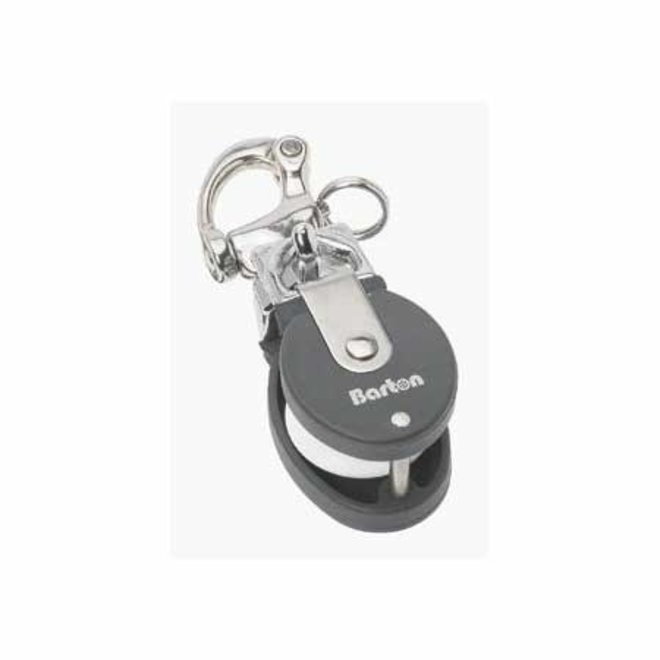 Barton Snatch Block Stainless Snap Small