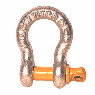 Titan Products Anchor Shackle 7/16in Galvanized Steel