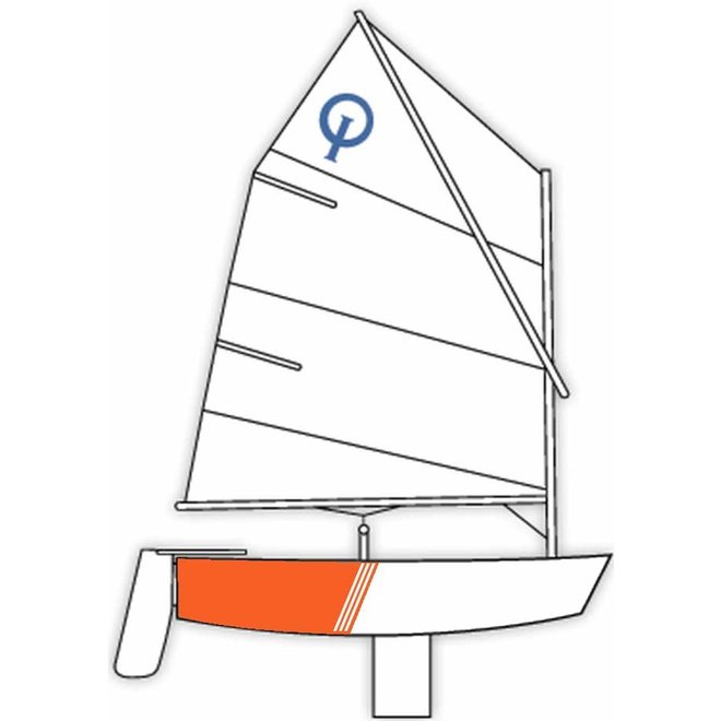 Zim Optimist Club Sailboat