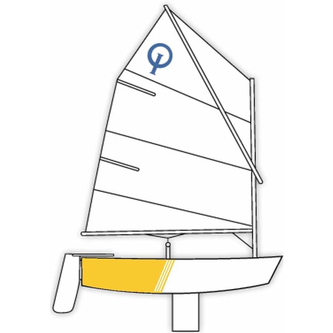 Zim Optimist Club Sailboat