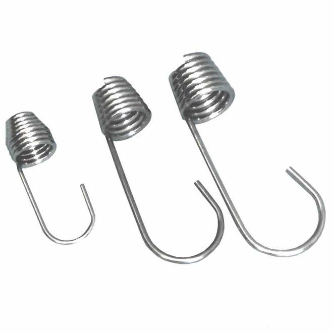 Shockcord Spring Hook 3/8 Stainless