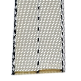 Bainbridge Nylon Webbing 2" White w Tracer Extra Heavy Duty