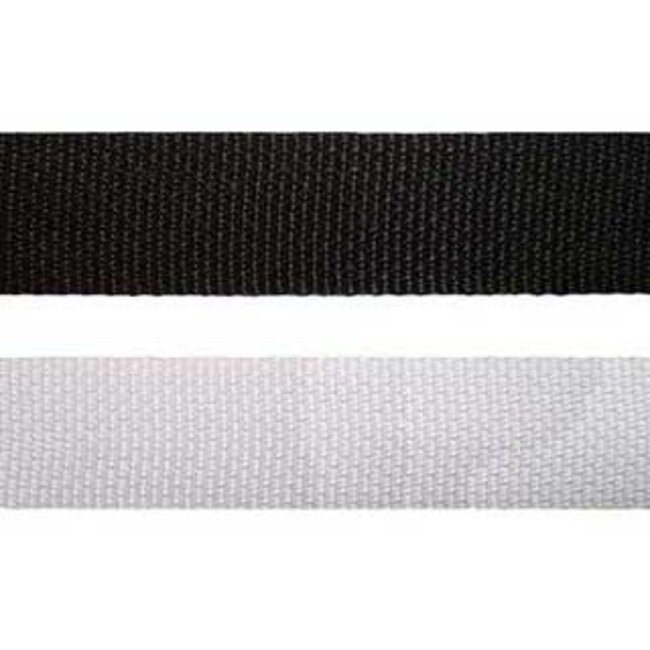 Bainbridge Polypropylene Webbing 1" White per foot