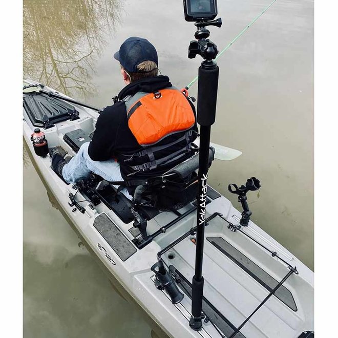 YakAttack Camera Mount | BoomStick Pro Camera, Includes 1/4"-20 mount and GoPro