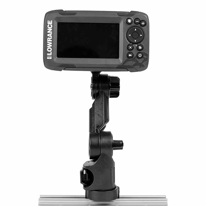 YakAttack Fish Finder Mount with LockNLoad Mounting System, Lowrance Hook 2 4 and 5, 4" ext