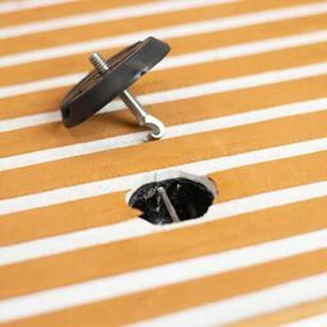 Yak Attack YakAttack Leash Plug Adapter Starter Kit with Base, Compatible with LockNLoad Base