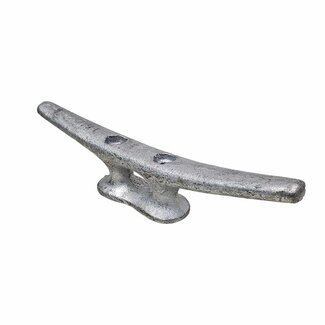 Dock Cleat 10in Galv Galvanized Iron