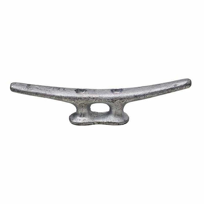 Dock Cleat 10in Galv Galvanized Iron