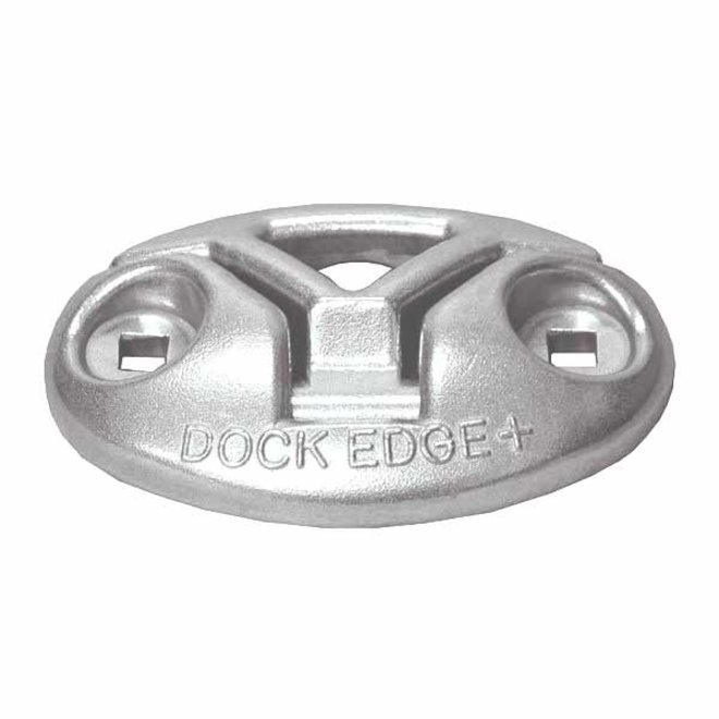 Dock Edge Flip-Up Cleat 3in Polished Aluminum