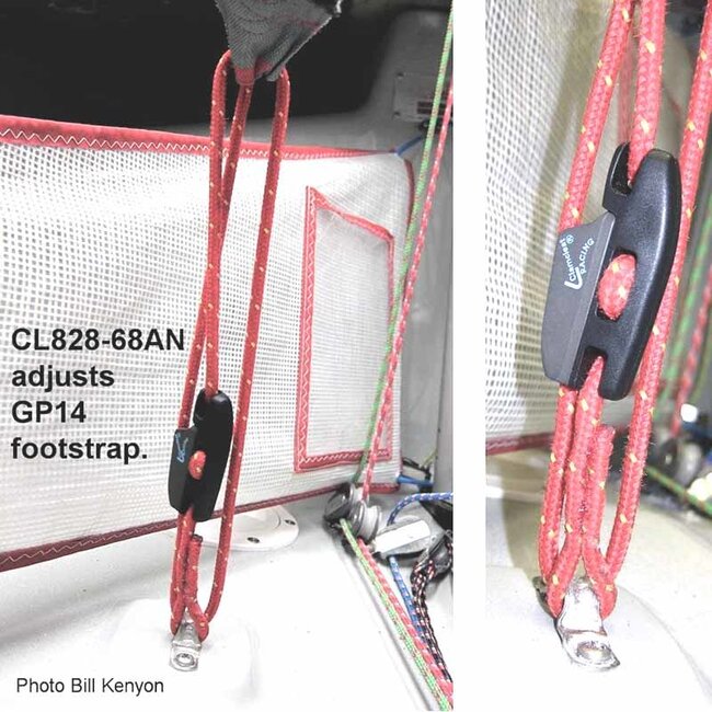 Clamcleat Clamcleat CL268AN with CL828 Aero Base