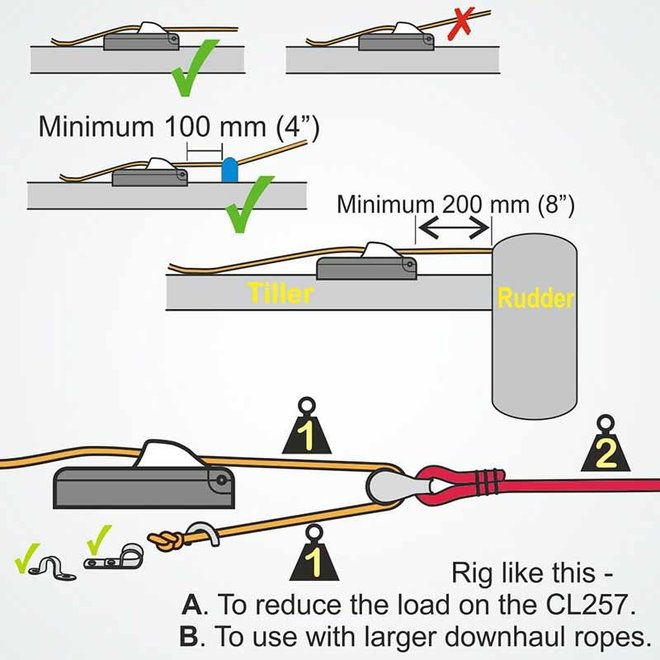 Clamcleat Auto-Release Racing Mini