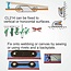 Clamcleat Clamcleat Fine Line Jam Cleat Port 2-5mm Nylon
