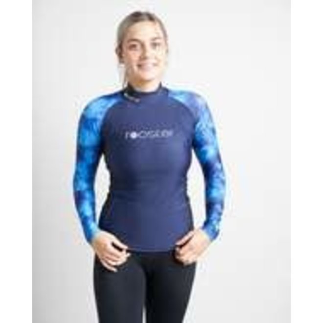 Rooster Rash Guard Long Sleeved Womem