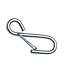 Holt Marine Hook with Keeper |Stainless "S"