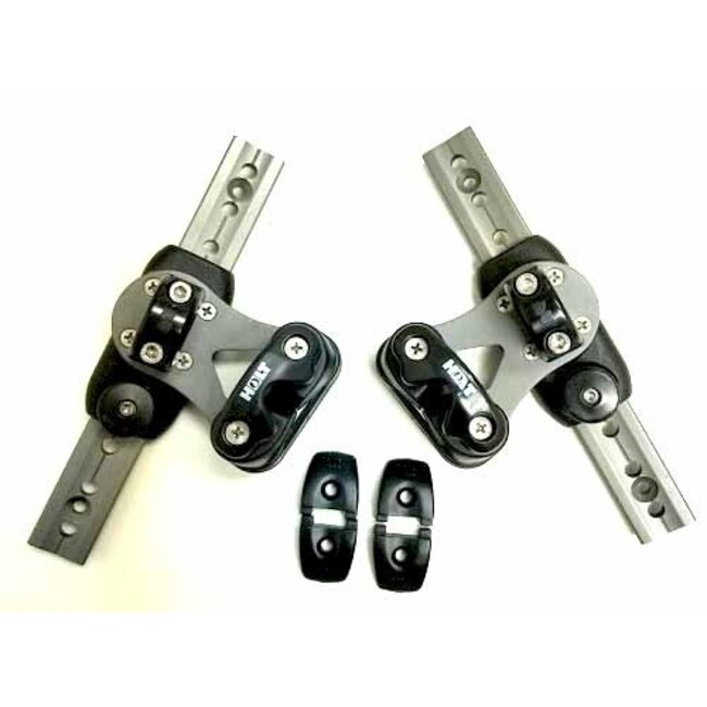 Holt Marine Sliding Fairlead With Cleat, 22cm Track , PAIR