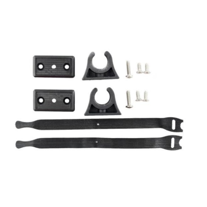 YakAttack Deluxe ParkNPole™ Clip Kit with Anti-Pivot Mounting Base and Security Straps