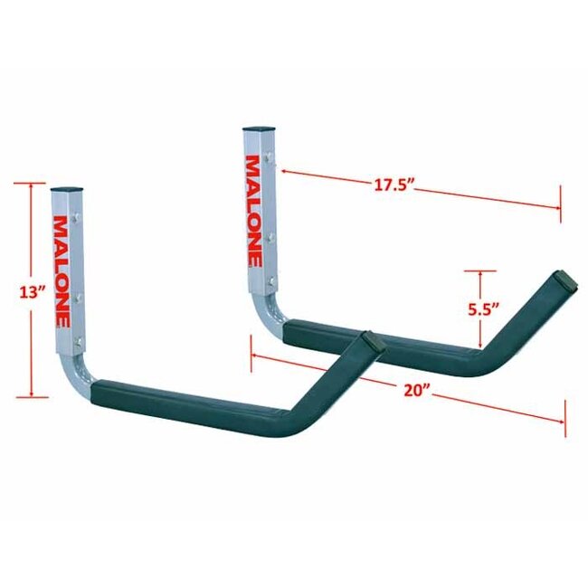 Malone Racks RS Rack HighRise Wall Mount J-style Holders