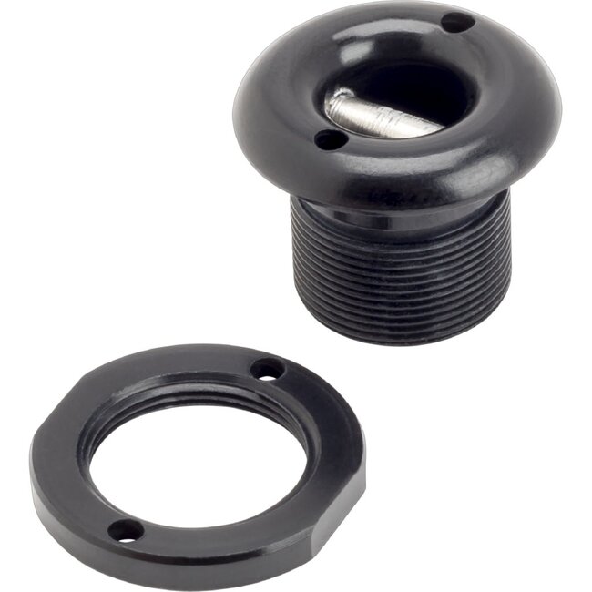 Allen Brothers Marine Allen Pad-Tii Fixed Bar Black - Thru Deck Fitting 12.8mm D, 350kg BL