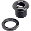 Allen Brothers Marine Allen Pad-Tii Fixed Bar Black - Thru Deck Fitting 12.8mm D, 350kg BL