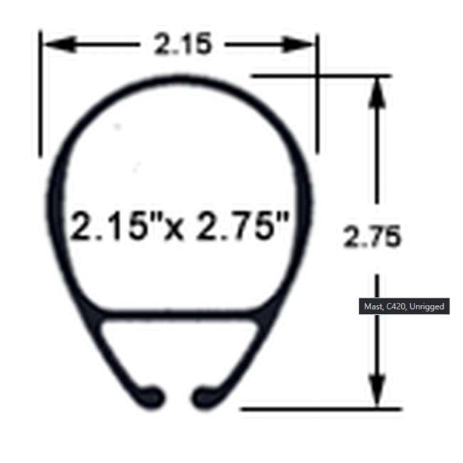 Zim Sailing Zim Club 420 Mast Complete