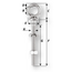 Wichard Stainless Eyebolt 12mm x 120mm BL 3500kg Wichard