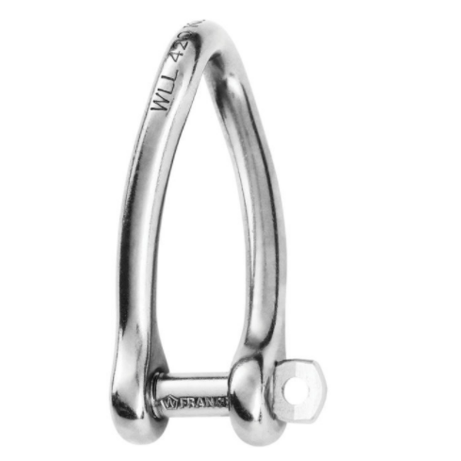 Wichard Stainless Twist Shackle 6mm Captive
