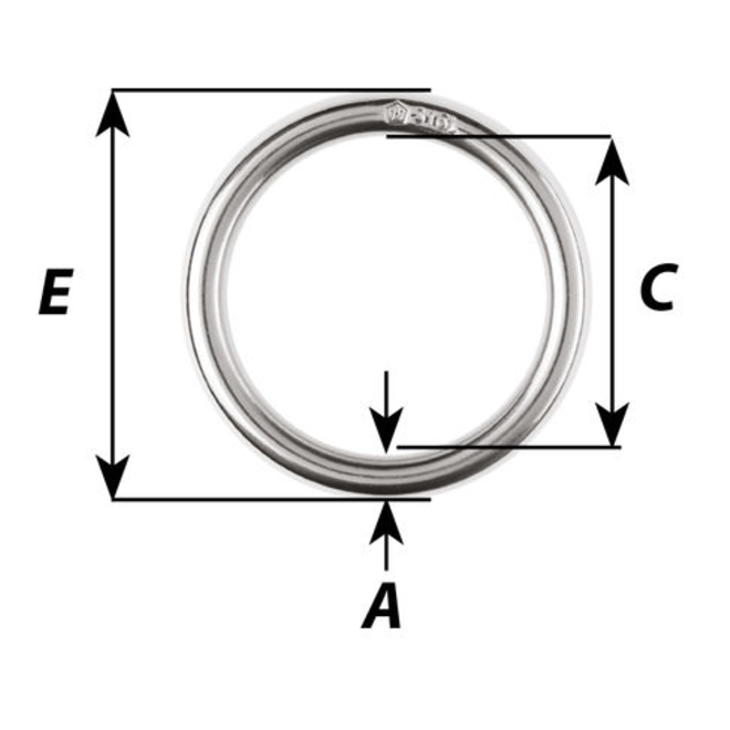 Forged Ring 45mm 4000kg