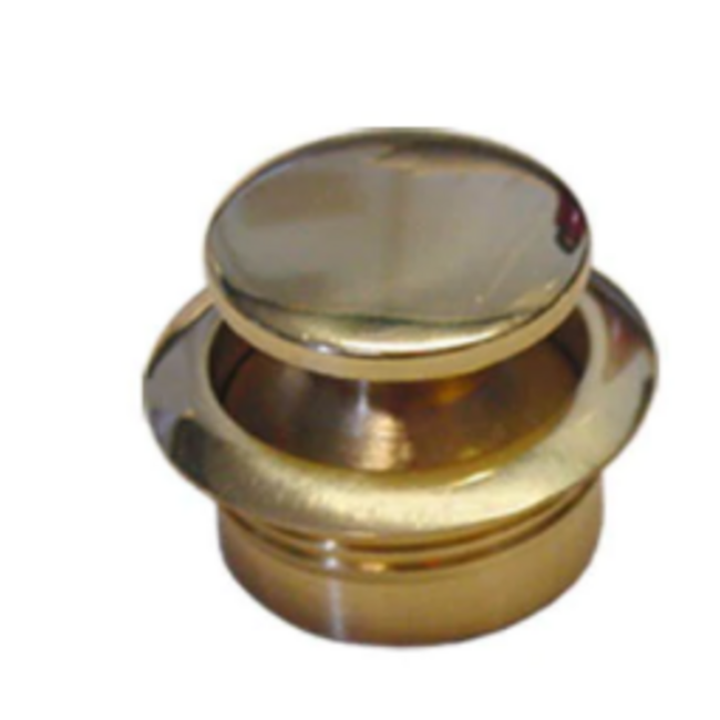 Victory Push Button and Ring Only Brass approx 1.25 OD