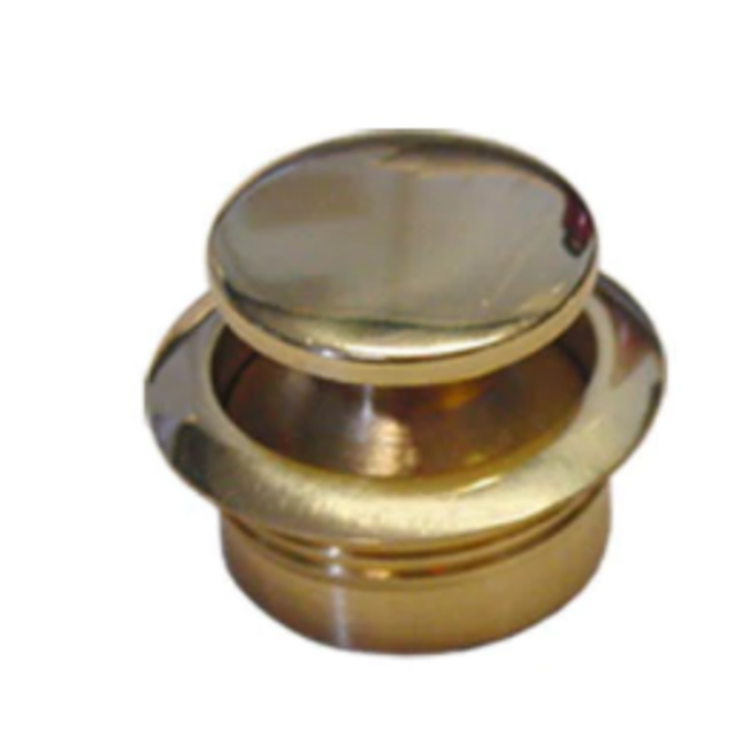 Push Button and Ring Only Brass approx 1.25 OD
