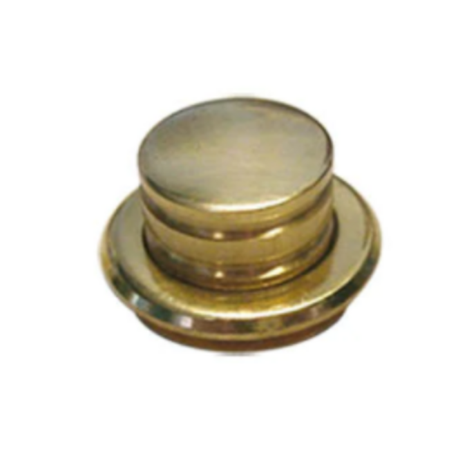 Victory Push Button and Ring Only Brass approx 1" OD