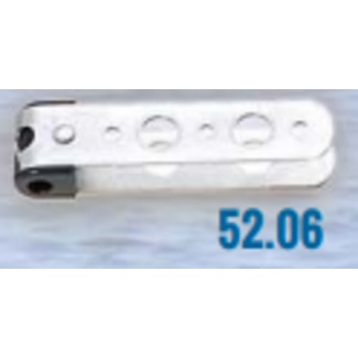 Viadana Hardware Rudder Gudgeon 5/16'' Hole 5/8'' Width