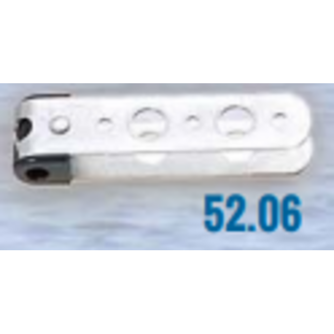 Viadana Hardware Rudder Gudgeon 5/16'' Hole 5/8'' Width