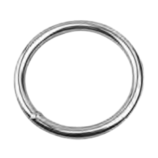 Transat Stainless Ring 1/4 ID 1-1/2in Welded SS