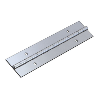 Taco Hardware SS Piano Hinge 1 1/4in width