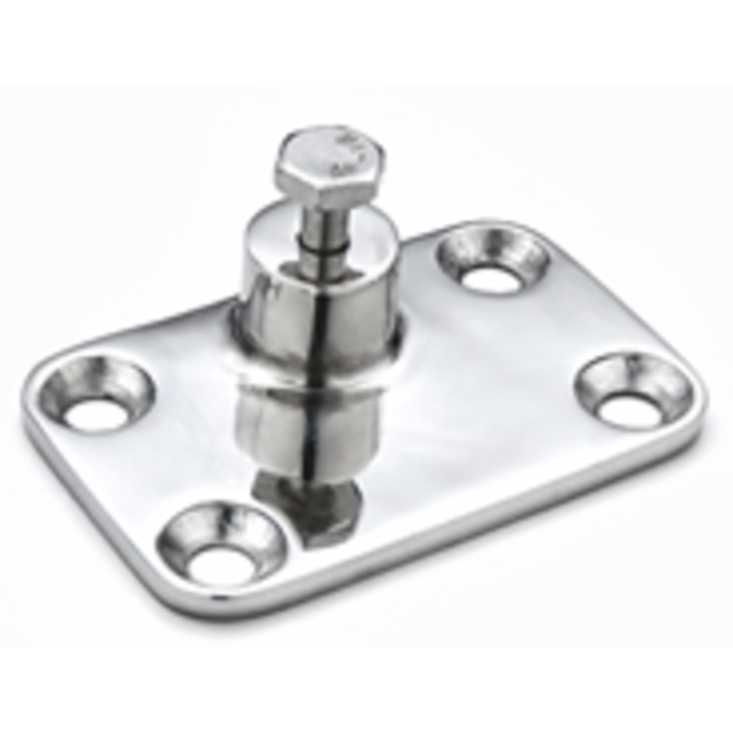 Side Mount Hinge 4-Hole Stainless