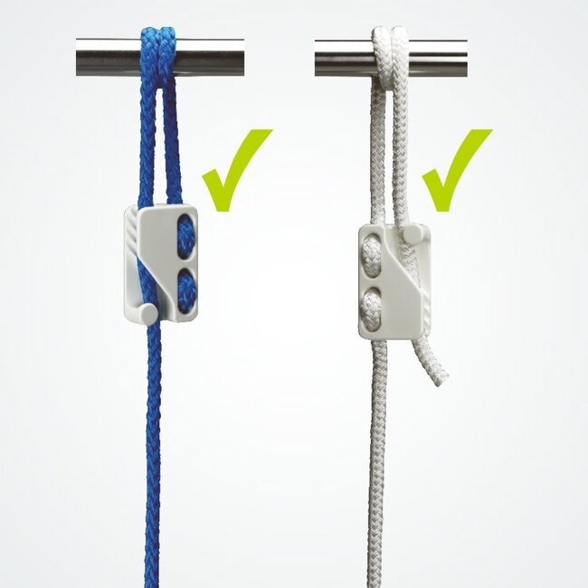 Clamcleat Clamcleat Fender / Large Loop Cleat Nylon White