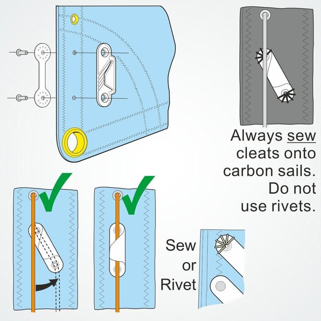 Clamcleat Clamcleat Racing Fine Line Port 3-6mm Aluminum