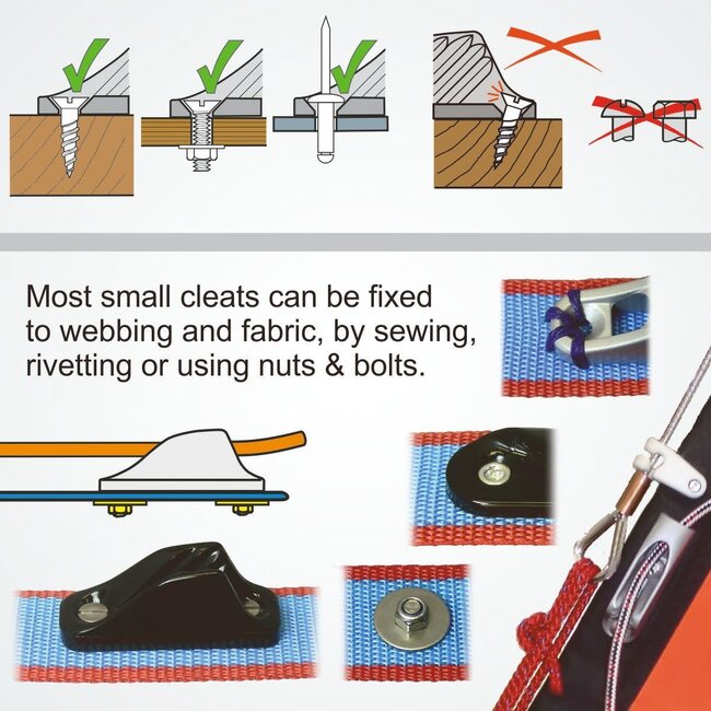 Clamcleat Clamcleat Racing Junior CL211  MKI Jam 3-6mm Aluminum