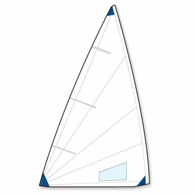 ILCA 6 (Laser®) Radial Sail Training w battens