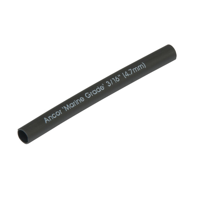 Ancor Marine Heat Shrink Tubing 3/16 3in Black 3/pkg