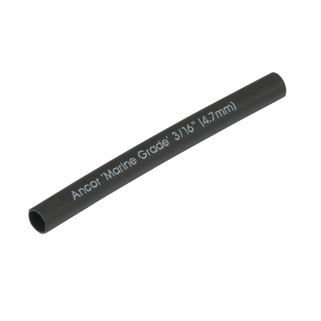 Heat Shrink Tubing 3/16 3in Black 3/pkg