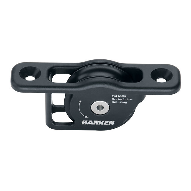 Harken 50mm Protexit Single Thrudeck  Block