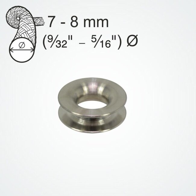 Clamcleat Lead Ring Titanium