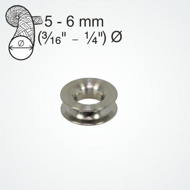 Clamcleat Lead Ring Titanium