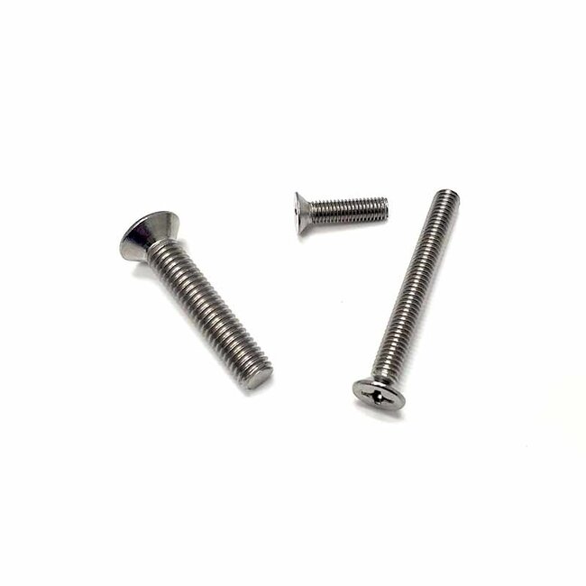Bolt Metric  M4 Flat Head 25mm