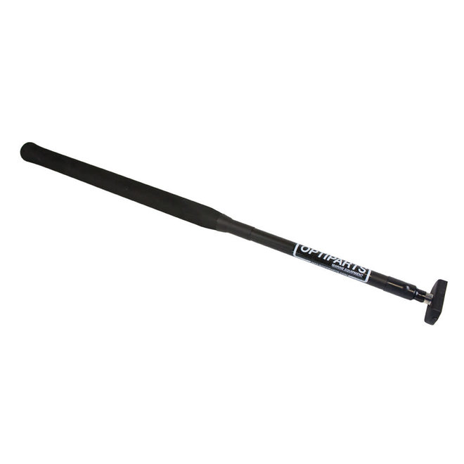 Tiller Extension 60cm, Black Grip w Rope Core Universal
