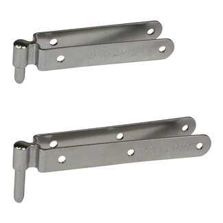 Optiparts Opti Rudder Pintle Set 1 Long 1 Short